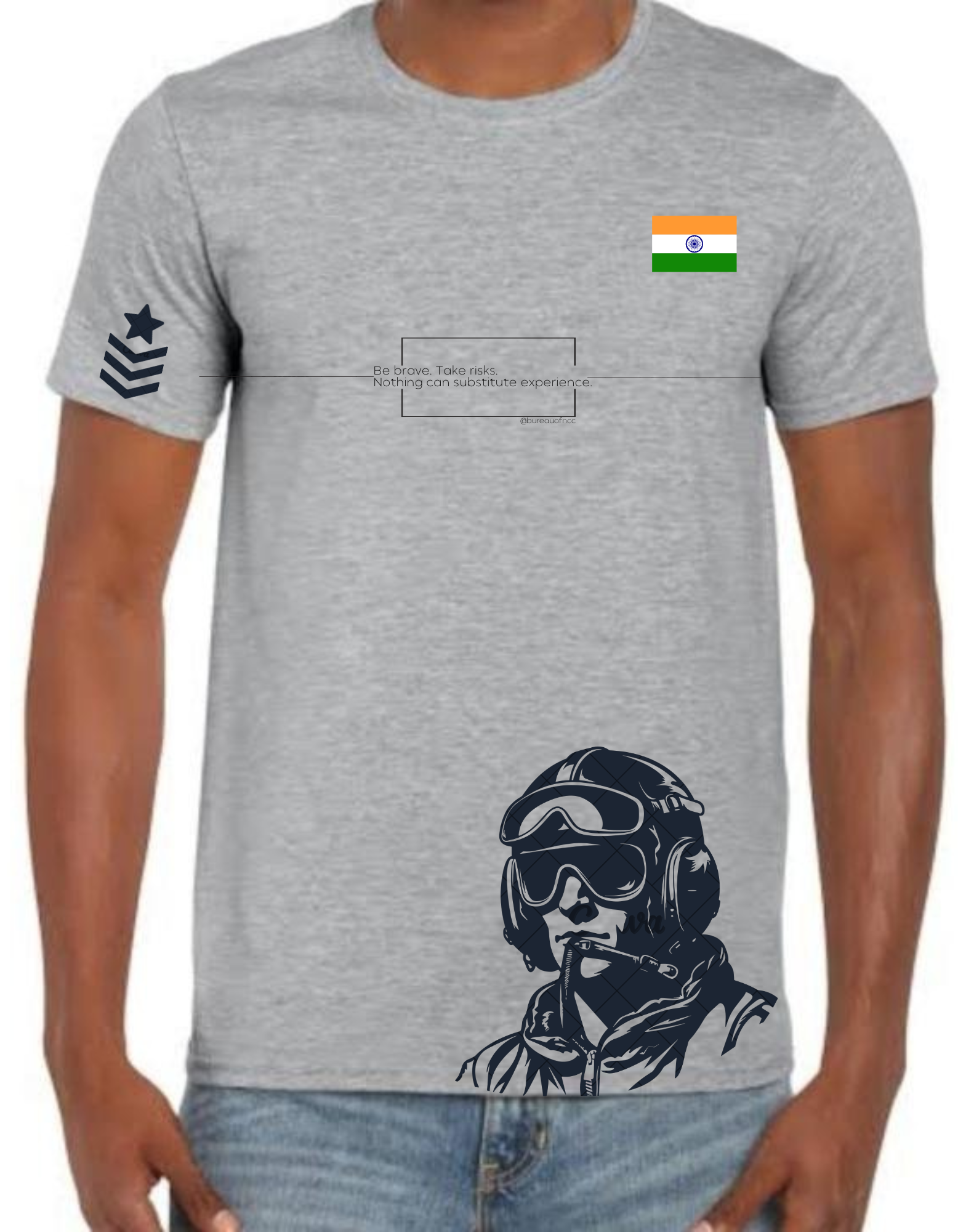 Grey Round Neck T-shirt